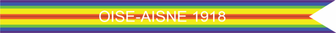 OISE-AISNE 1918 US AIR FORCE CAMPAIGN STREAMER OISE-AISNE 1918 US AIR FORCE CAMPAIGN STREAMER